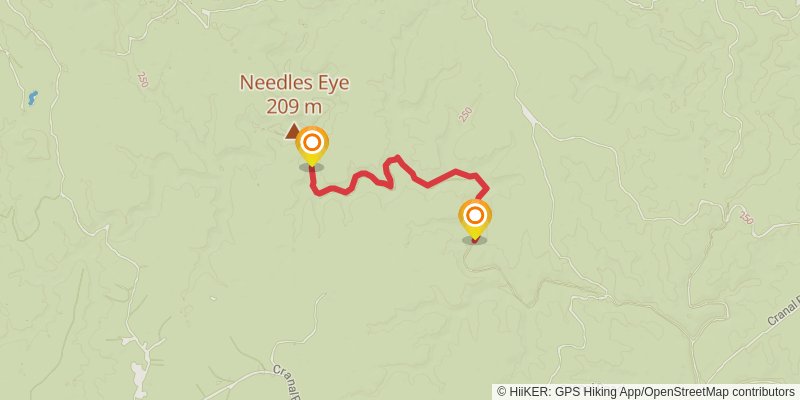 Sipsey Wilderness Loop alt 1 Map
