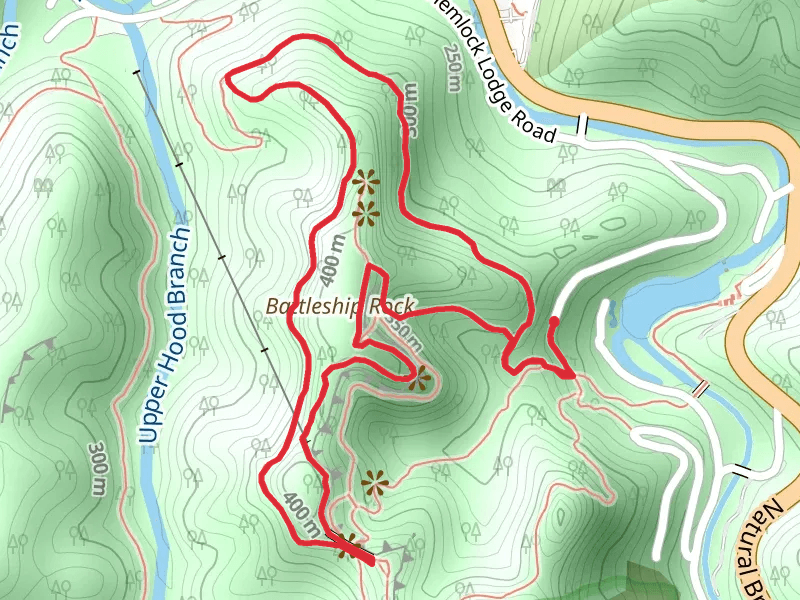 Rock Garden and Battleship Rock Loop Trail