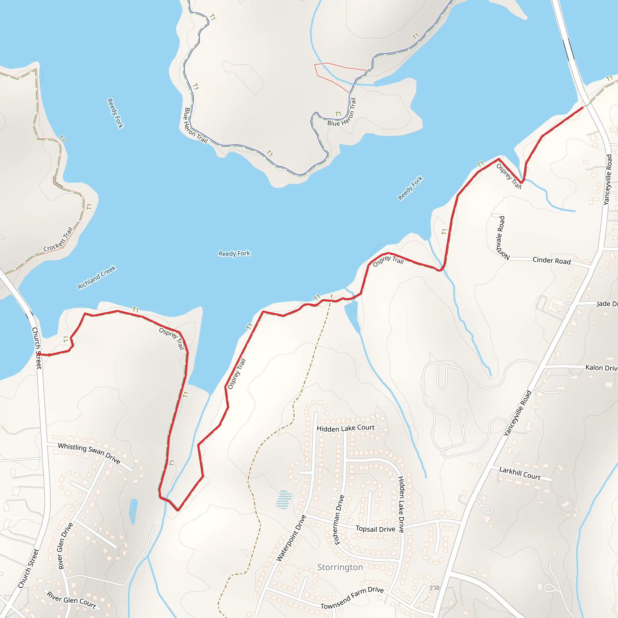 Reedy Fork mobile static map