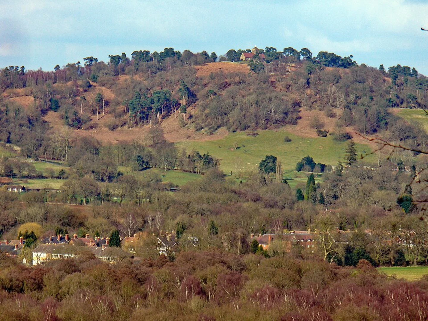 An image depicting the trail Pewley Down and St Matha's Hill Walk and its surrounding area.