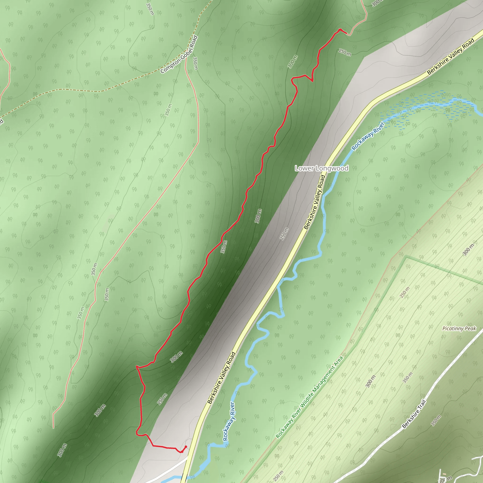 Beaver Brook Trail mobile static map