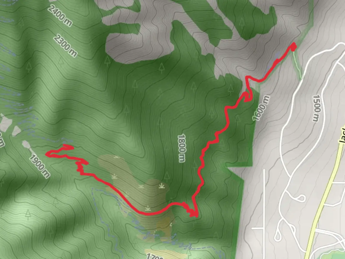 An image depicting the trail Discovery Trail and its surrounding area.