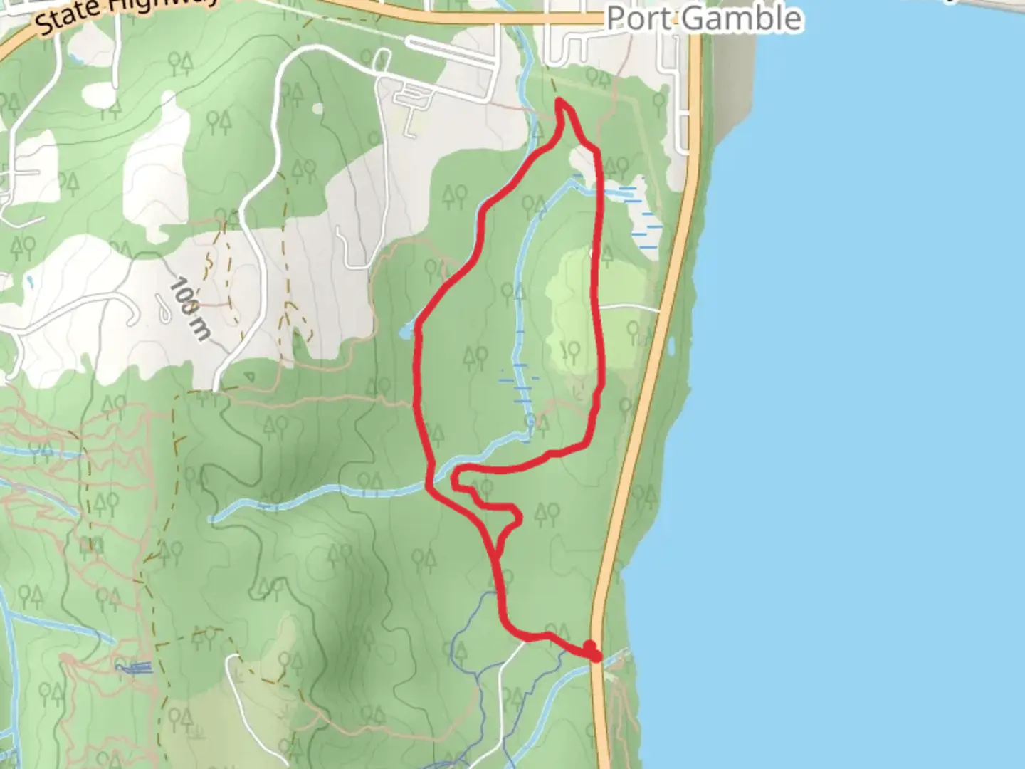 An image depicting the trail Beaver Pond Loop and its surrounding area.
