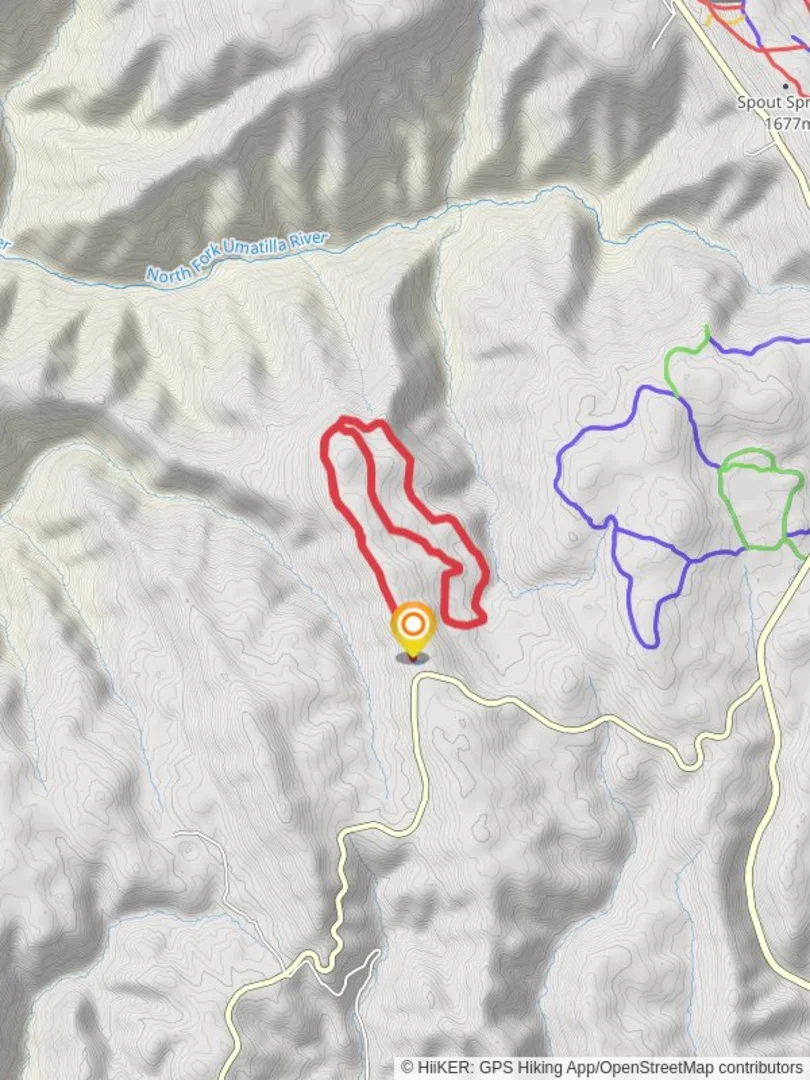 An image depicting the trail Umatilla Rim Loop Trail and its surrounding area.