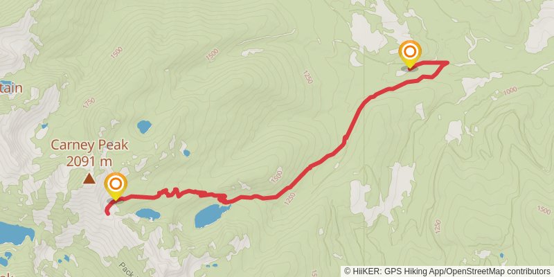Lake Creek Trail stage 2 Map