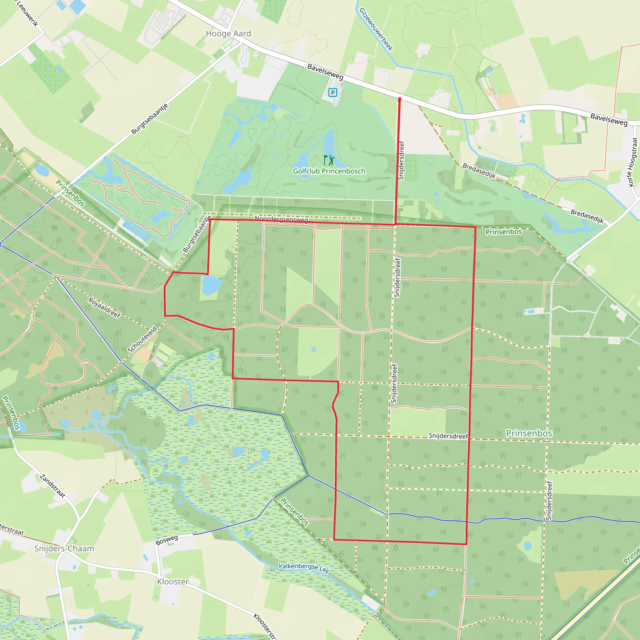 Prinsenbos Loop mobile static map