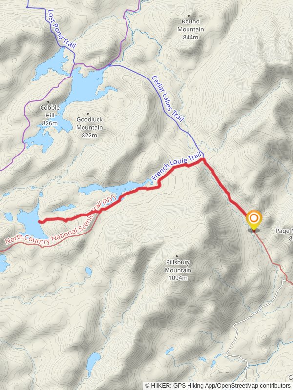 Whitney Lake via French Louie Trail