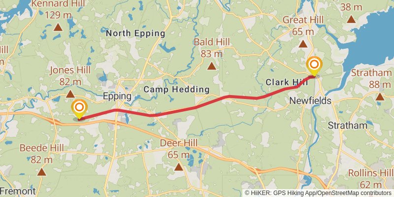 Rockingham Recreational Rail Trail - Portsmouth Branch stage 2 Map