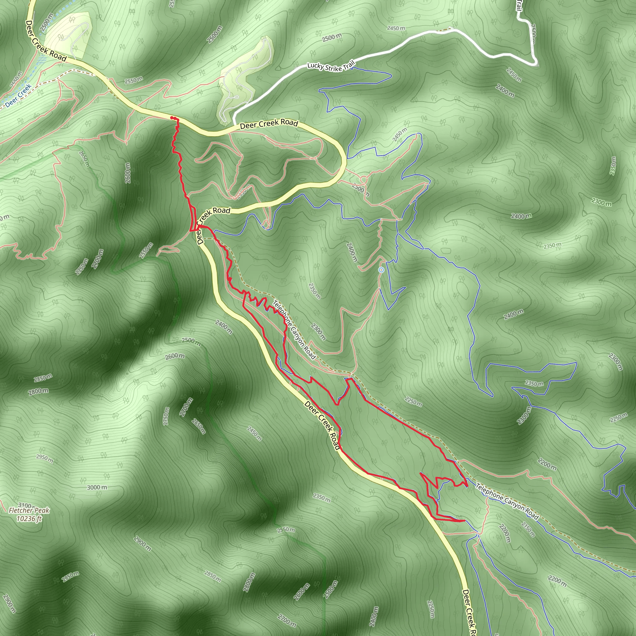 Charleston Ladders and Tin Can Alley Loop mobile static map