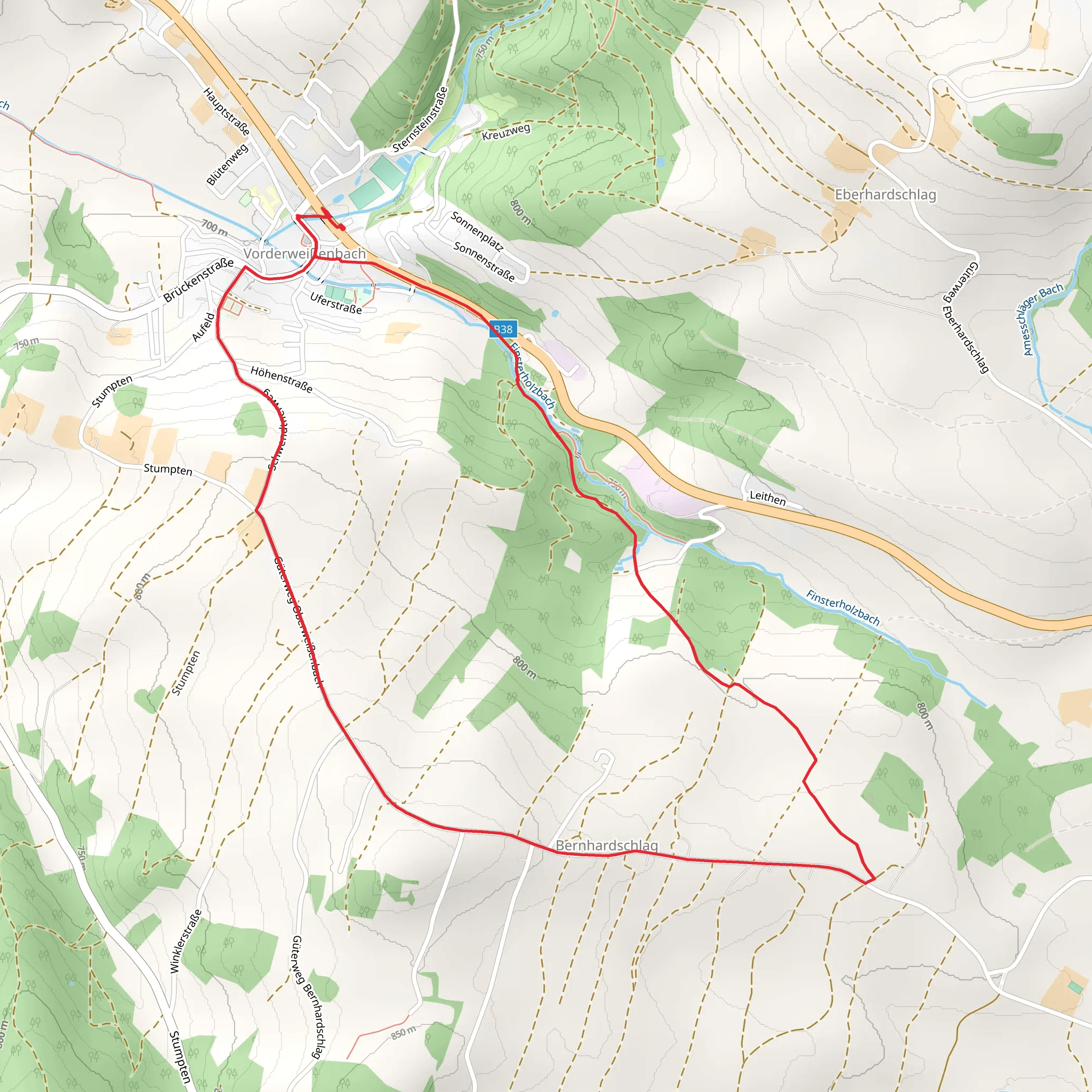 Bernhardschläger Loop - 40 mobile static map