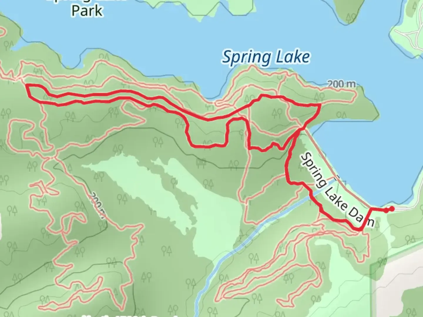An image depicting the trail Deer Trail Loop and its surrounding area.