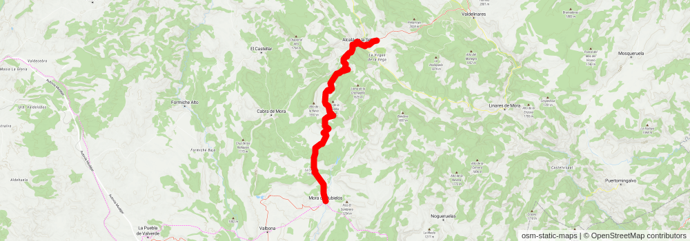 GR 8 Aragón stage 12 Map