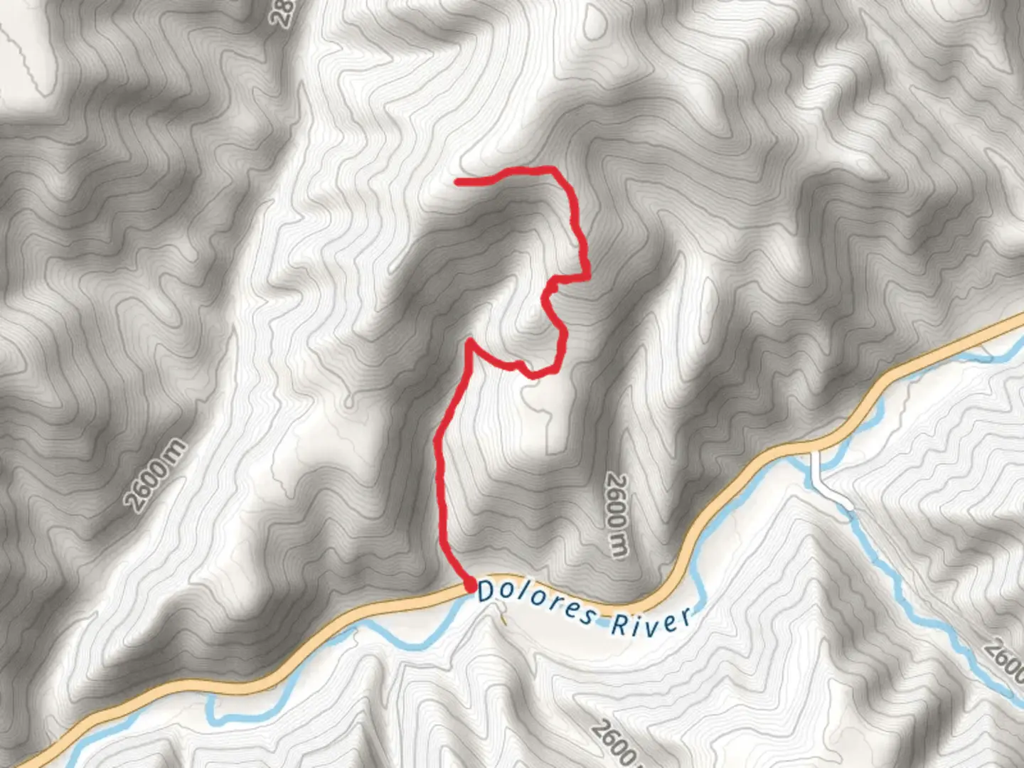 An image depicting the trail Section House Trail and its surrounding area.