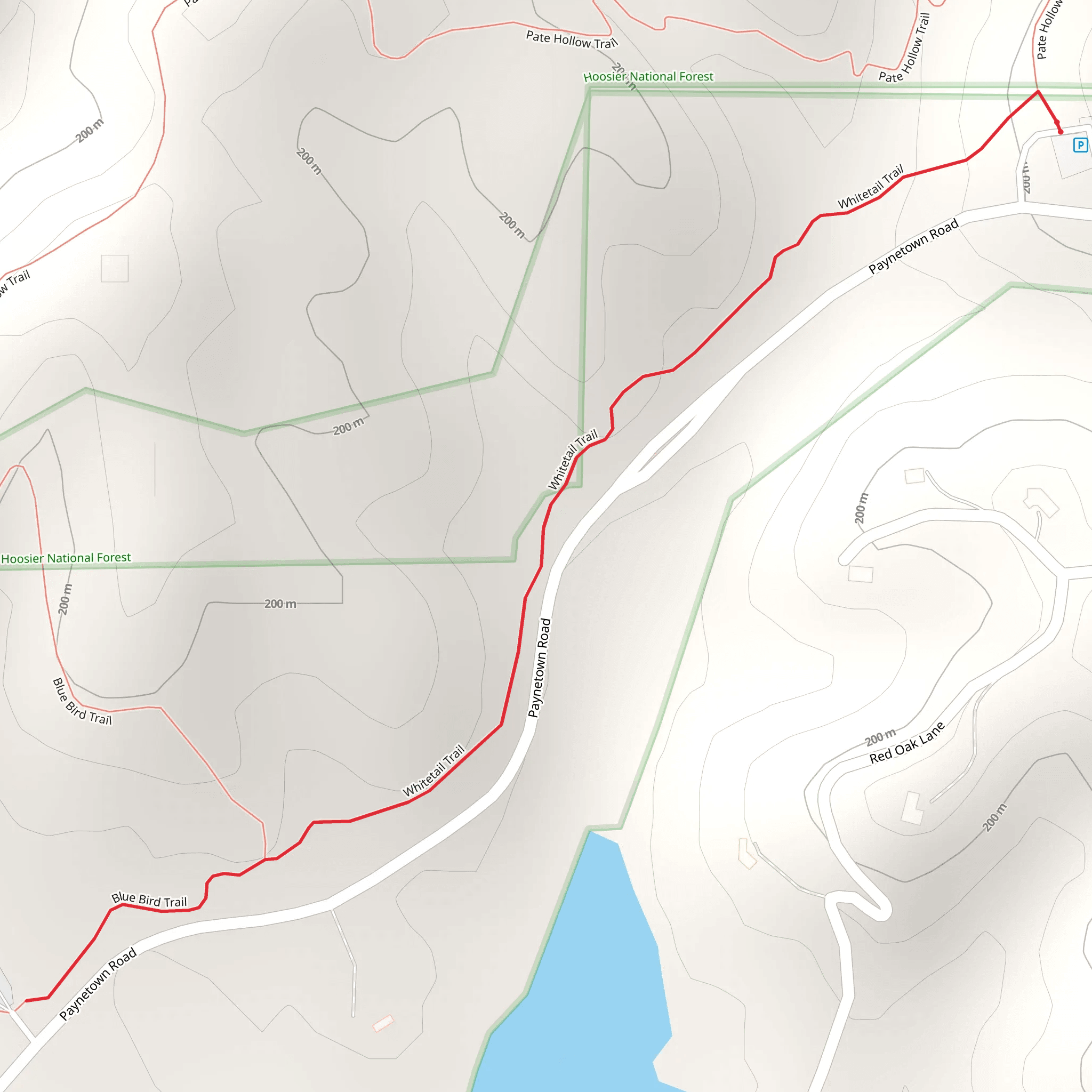 Whitetail Trail mobile static map