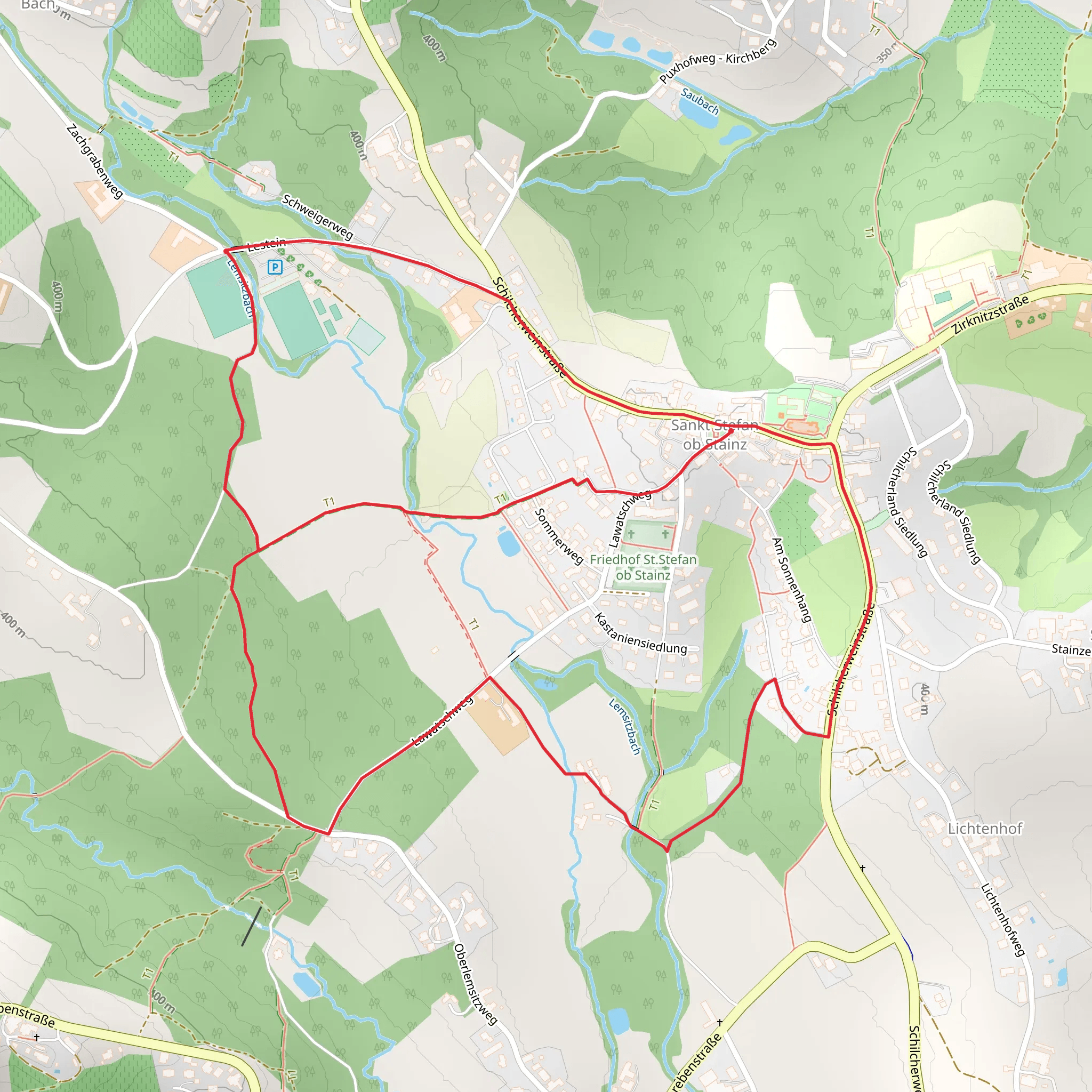 Genuss-Schilchern Circuit mobile static map