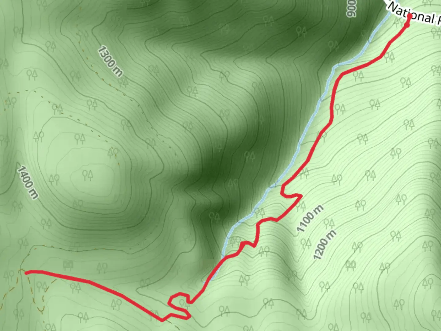 An image depicting the trail Ural Creek Trail and its surrounding area.