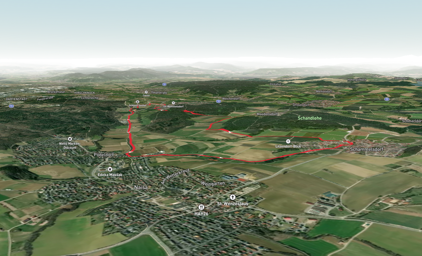 Seehof to Podeldorf and Schammelsdorf Loop via Pulversee