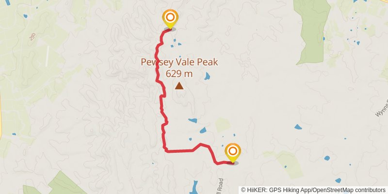 Mawson Trail alt 3 Map