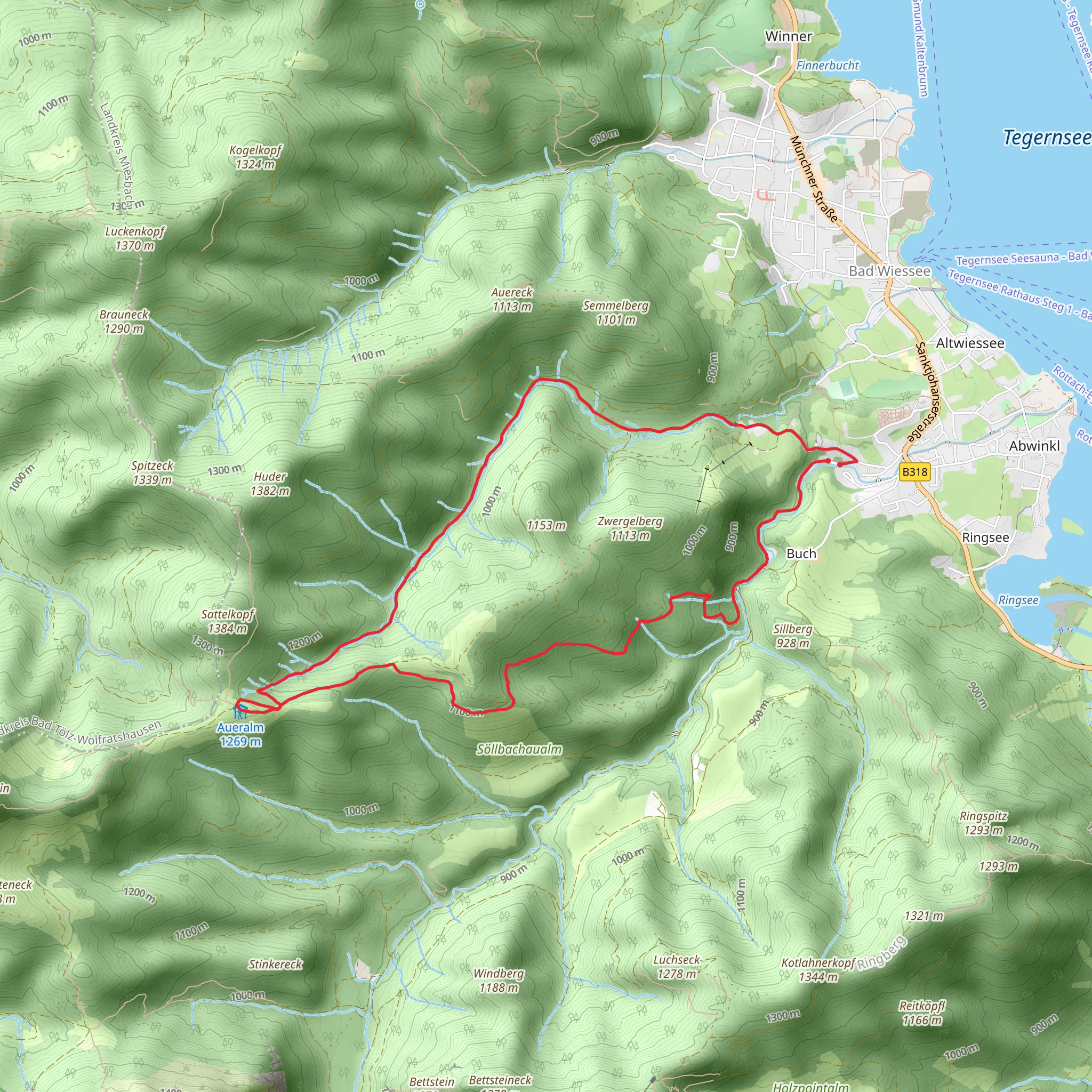 Zeiselbach Loop via Wanderweg mobile static map
