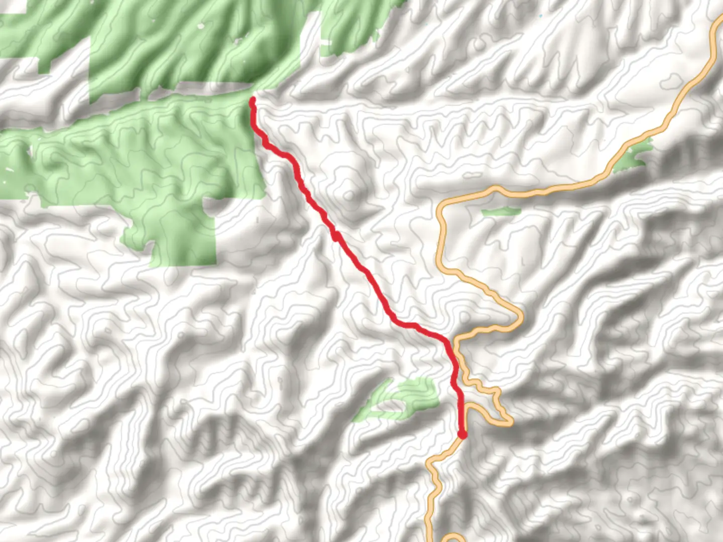 An image depicting the trail Hot Air Trail and its surrounding area.