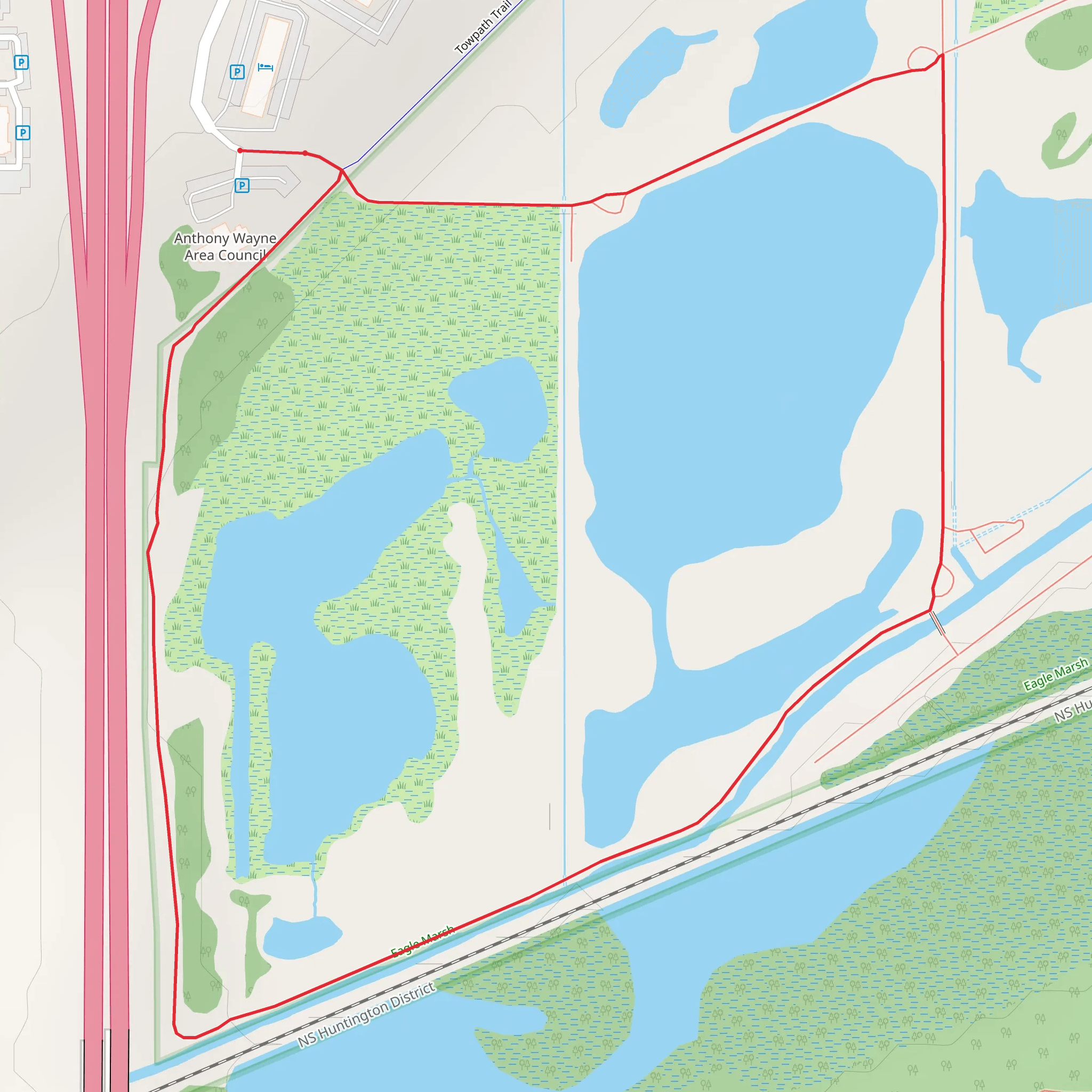 Graham McCulloch Ditch Loop mobile static map
