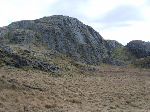 An image depicting the trail Goats Water, Brim Fell and Old Man of Coniston Loop and its surrounding area.