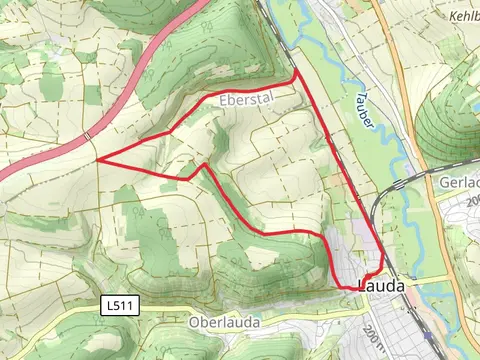 Panoramaweg Taubertal - Lauda