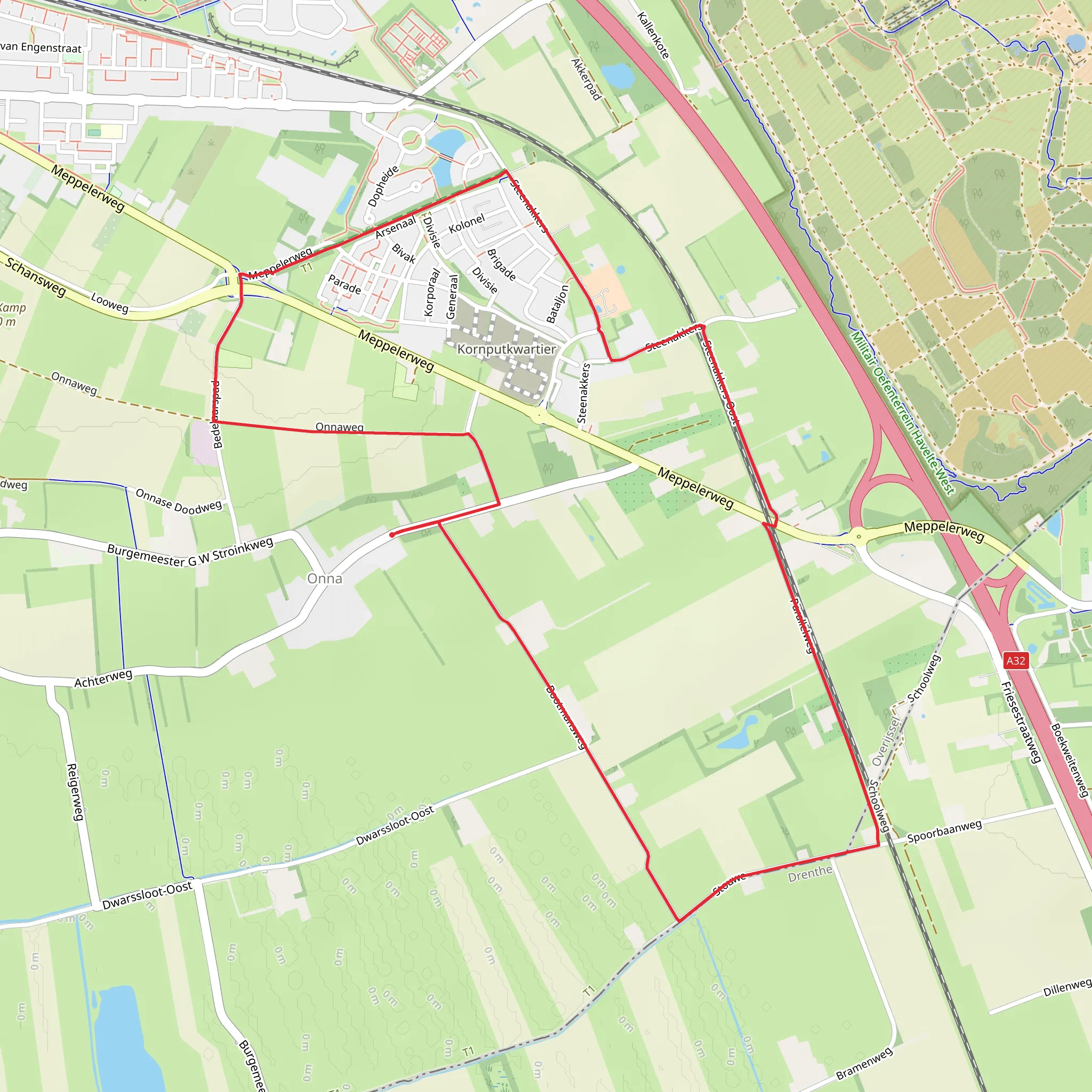 Onna Loop mobile static map