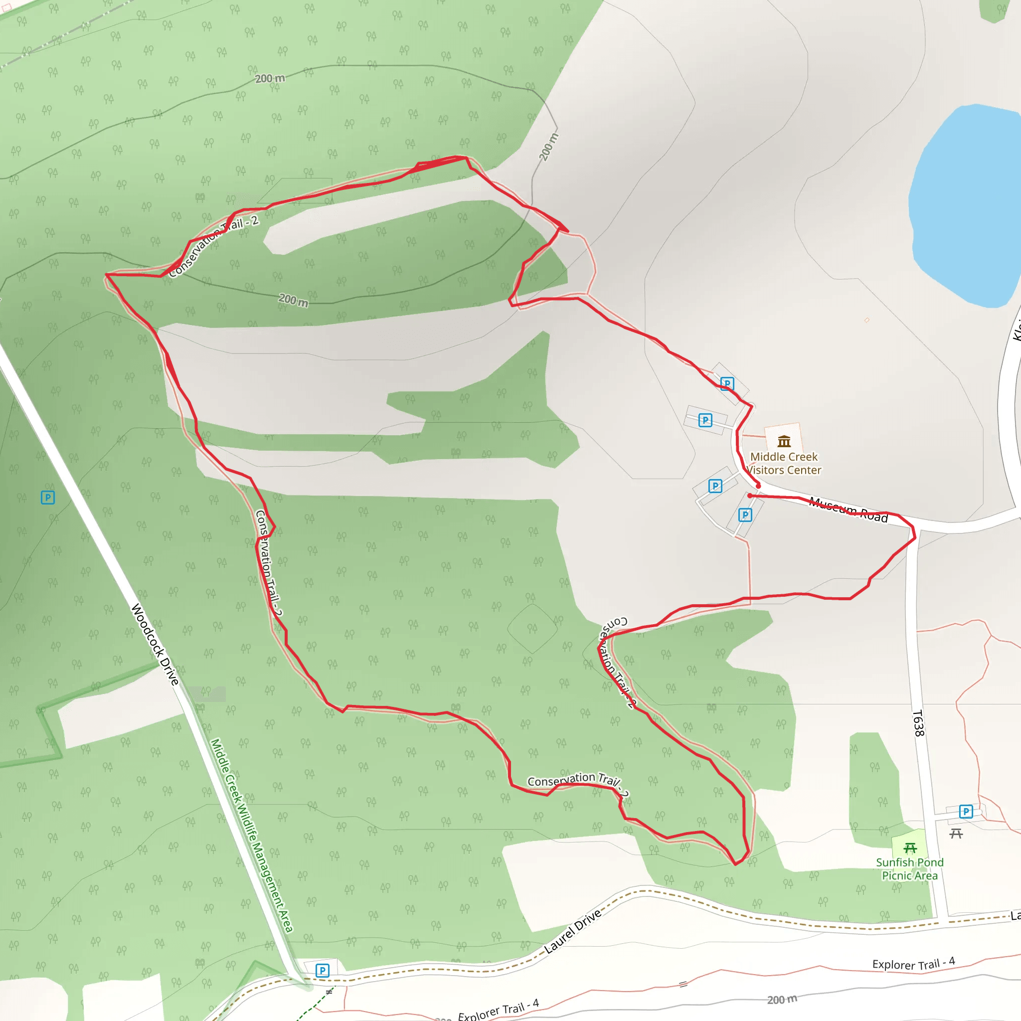 Museum Road Loop mobile static map