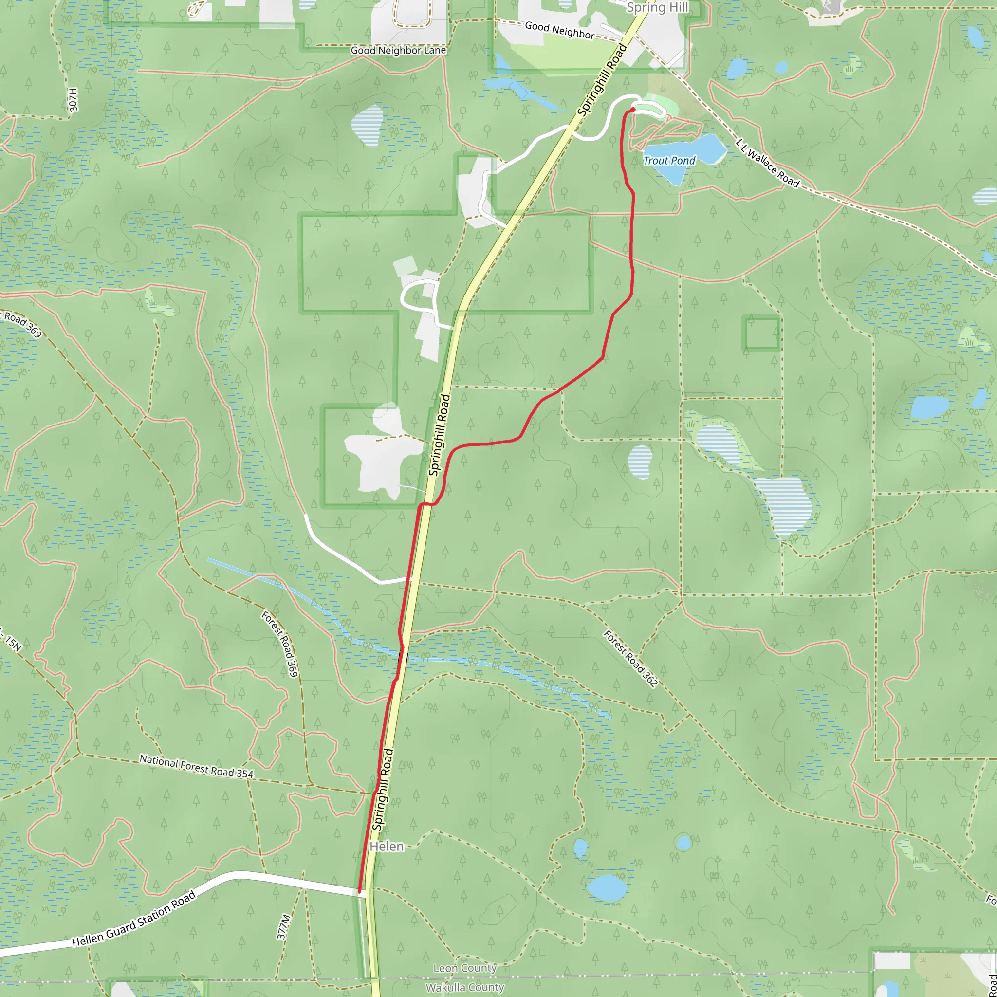 GF and A Trail mobile static map