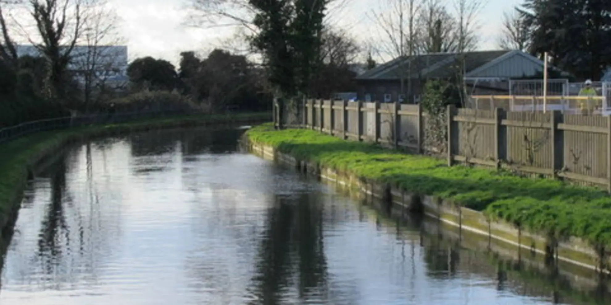 An image depicting the trail Hertford East to Rye House and its surrounding area.