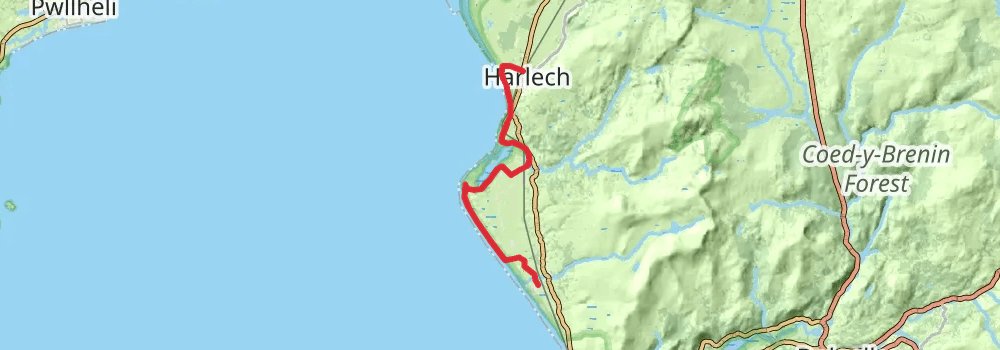 Wales Coast Path stage 29 Map