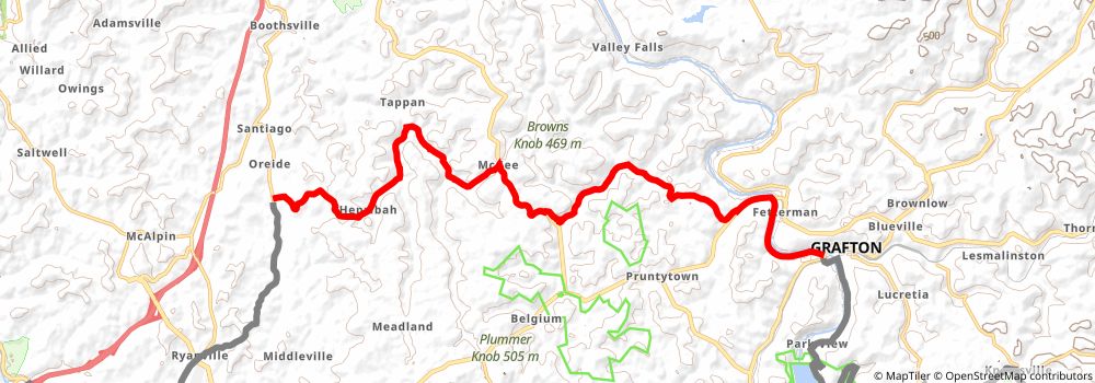 American Discovery Trail South Route stage 39 Map