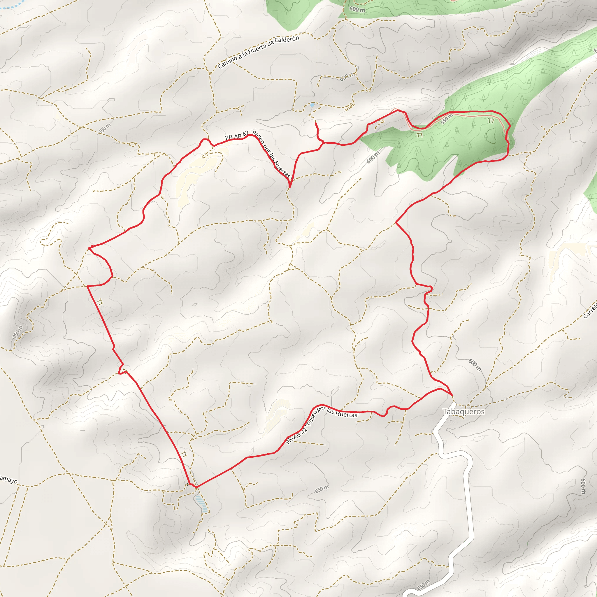 Walk through the Orchards mobile static map