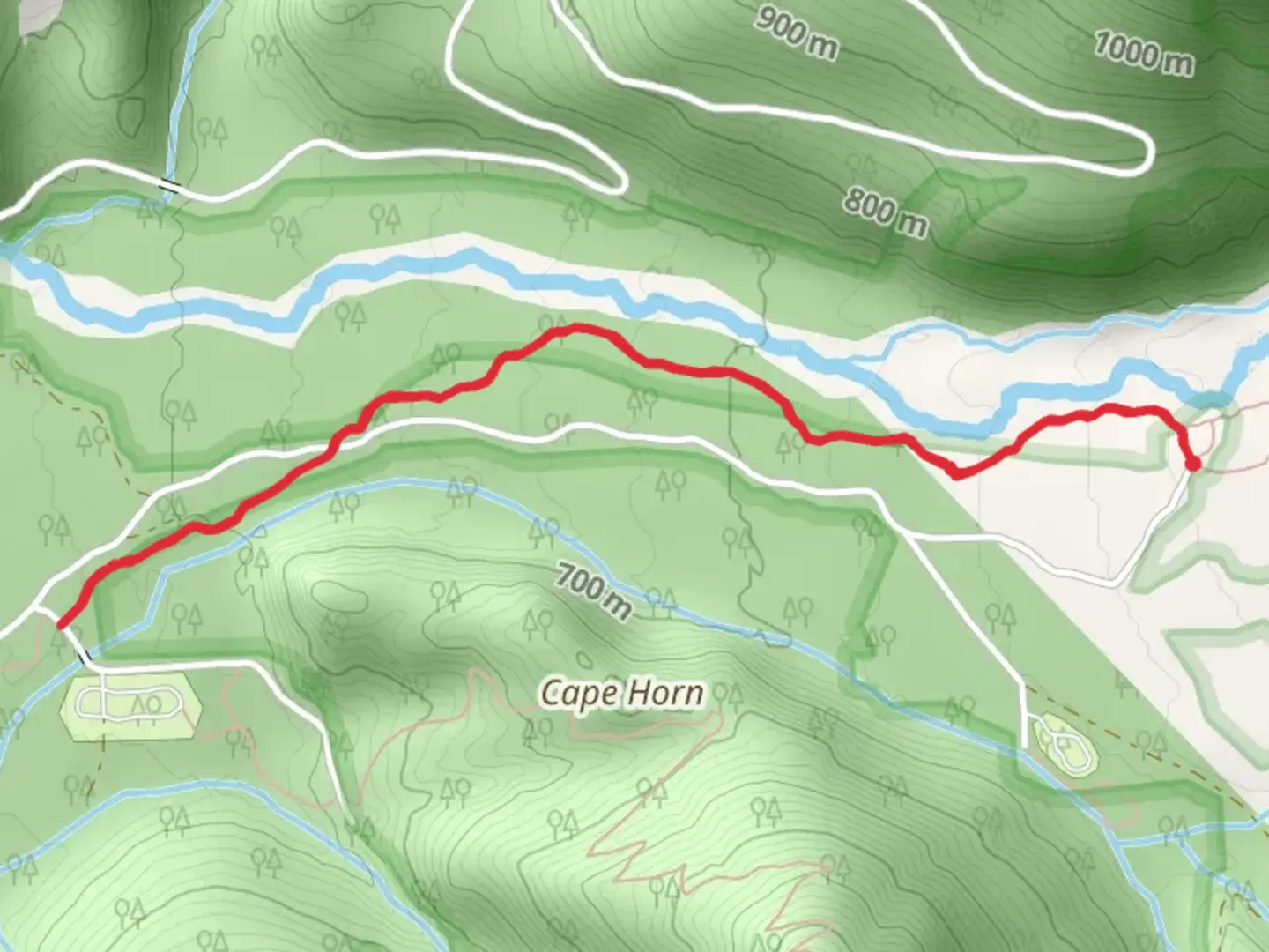 An image depicting the trail Sandy River Trail - 770 and its surrounding area.