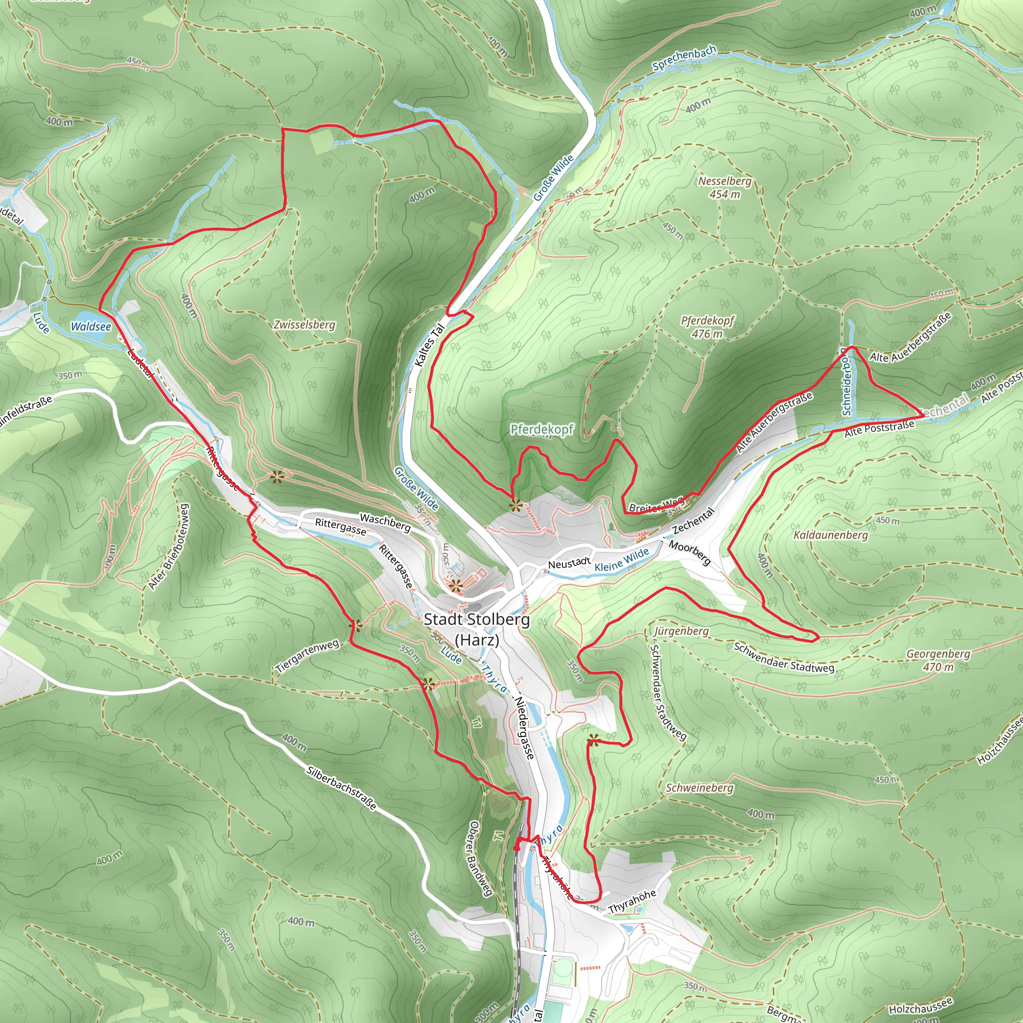 Oberer Bandweg mobile static map