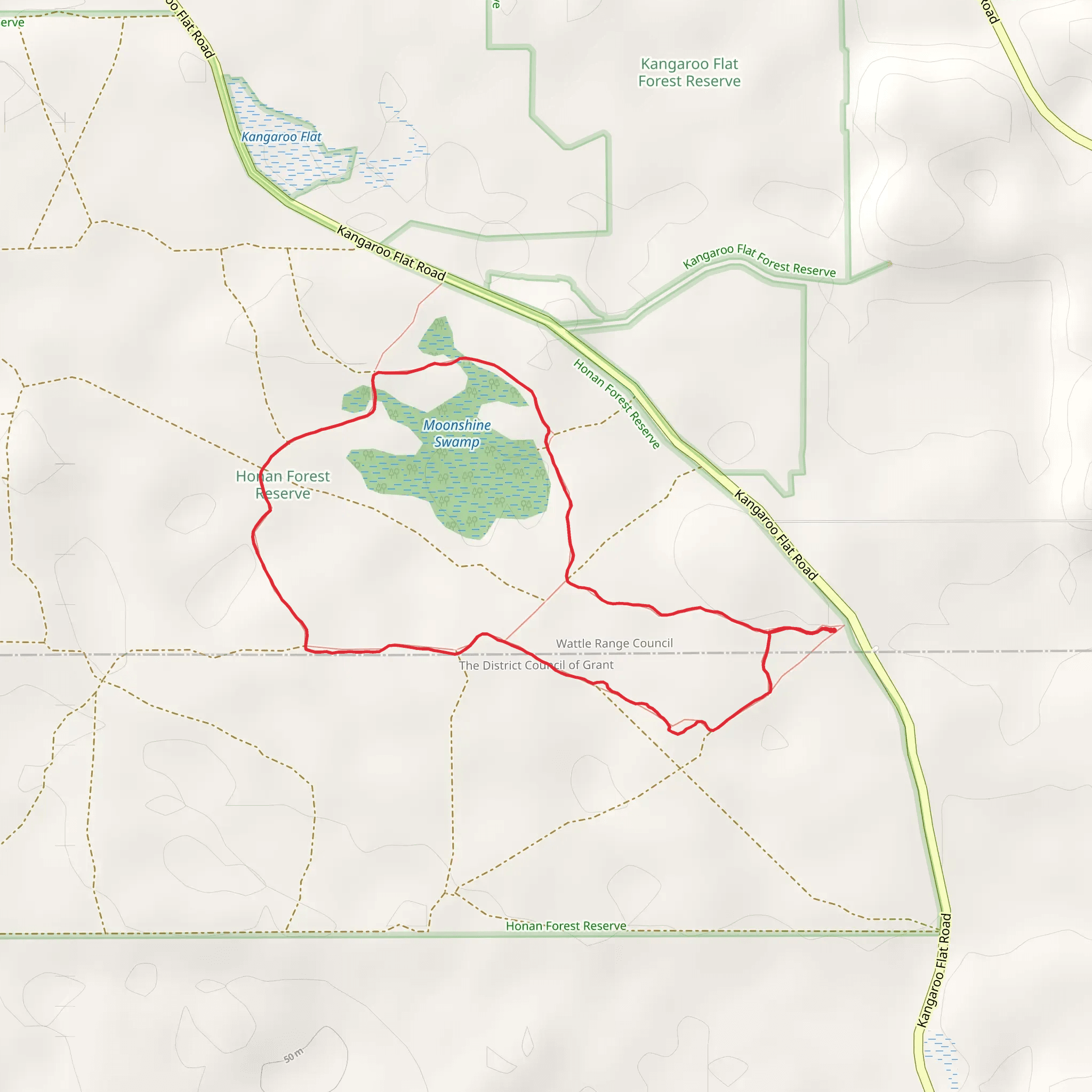 Glencoe Walking Trail mobile static map