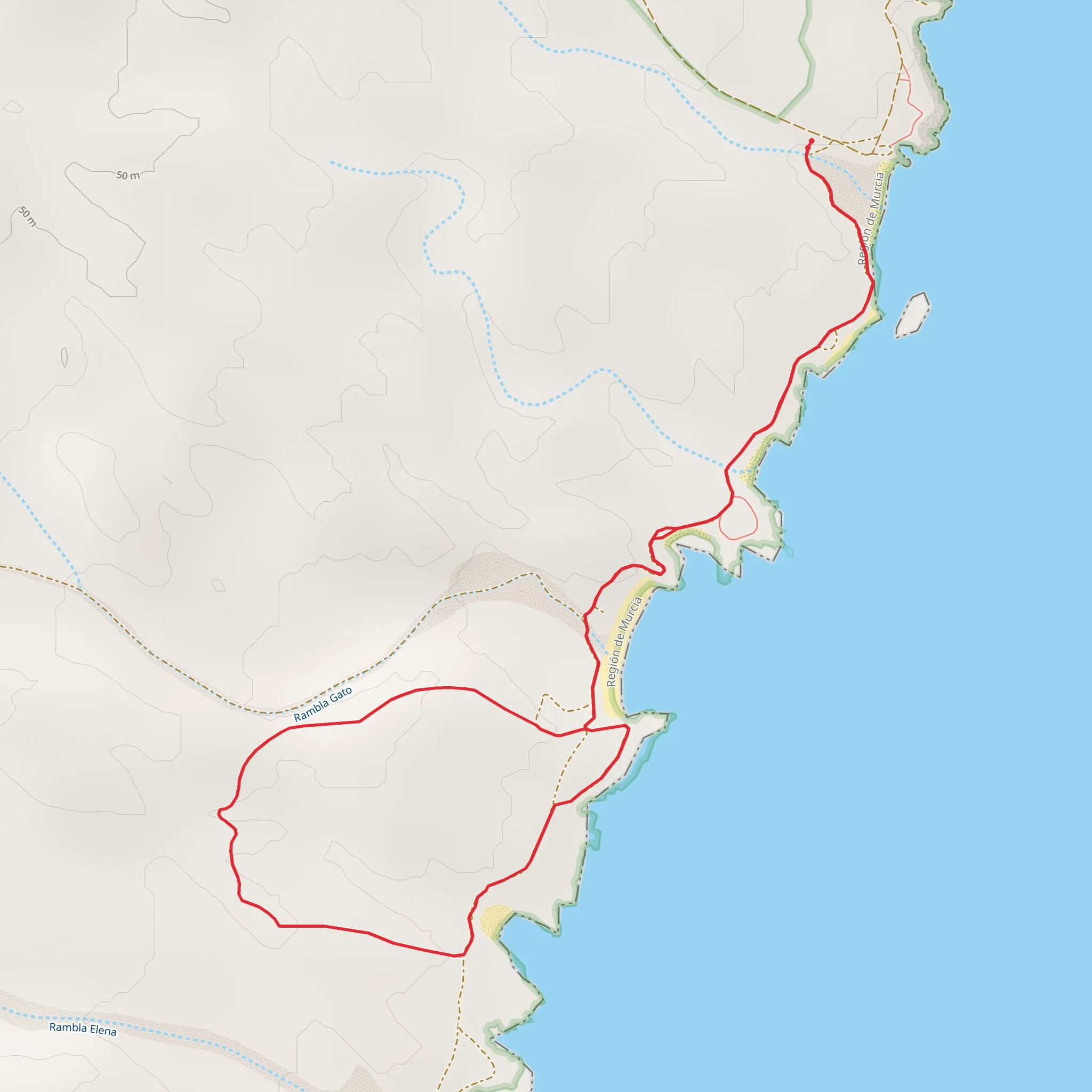 Cope Marina Trail SL MU 23 mobile static map