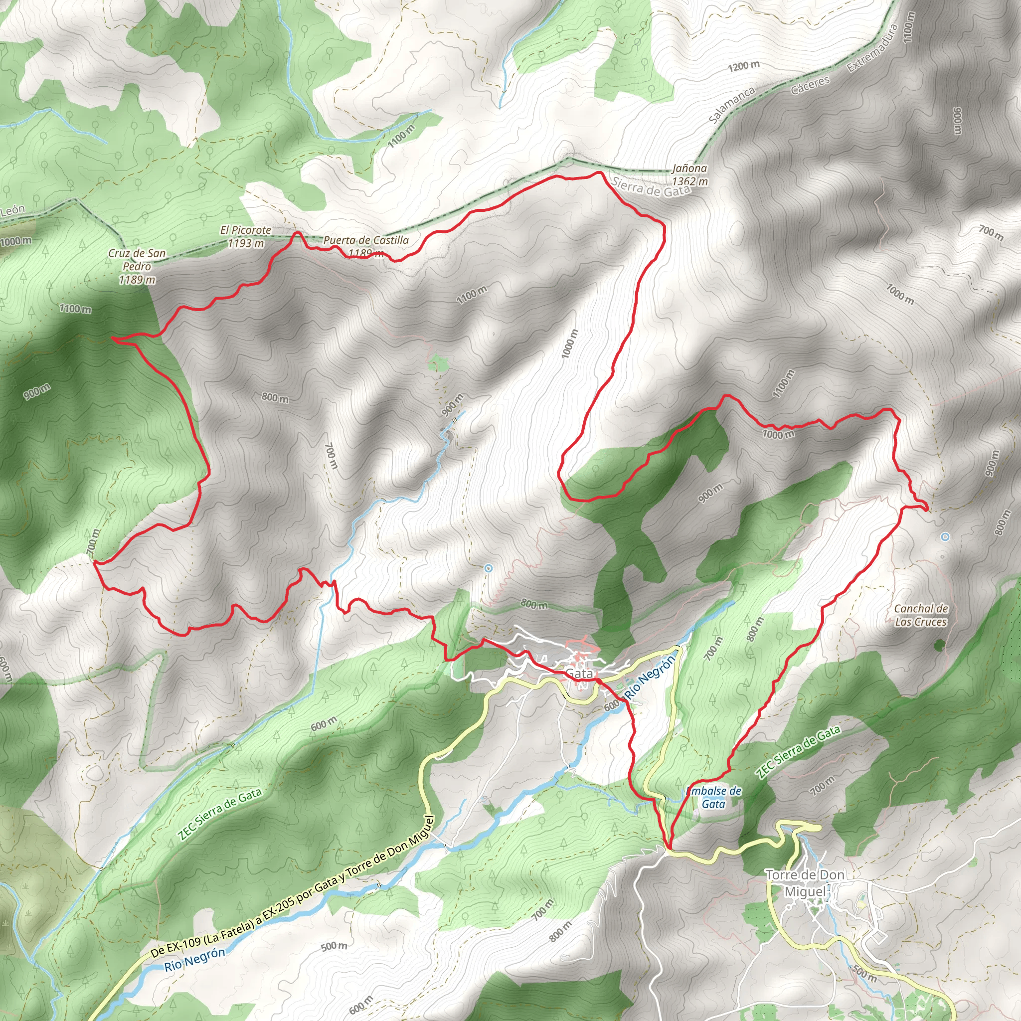 Route of the Sources PR CC 189 mobile static map
