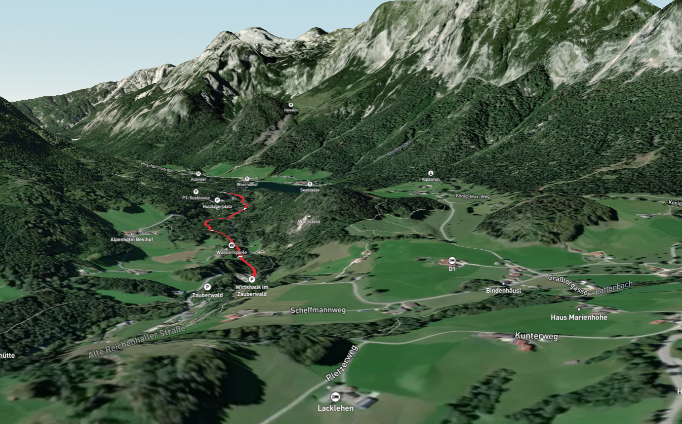 Hintersee Walk via Wasserpiele