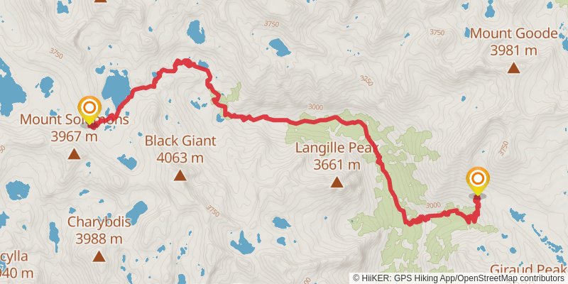 South Lake To North Lake stage 2 Map