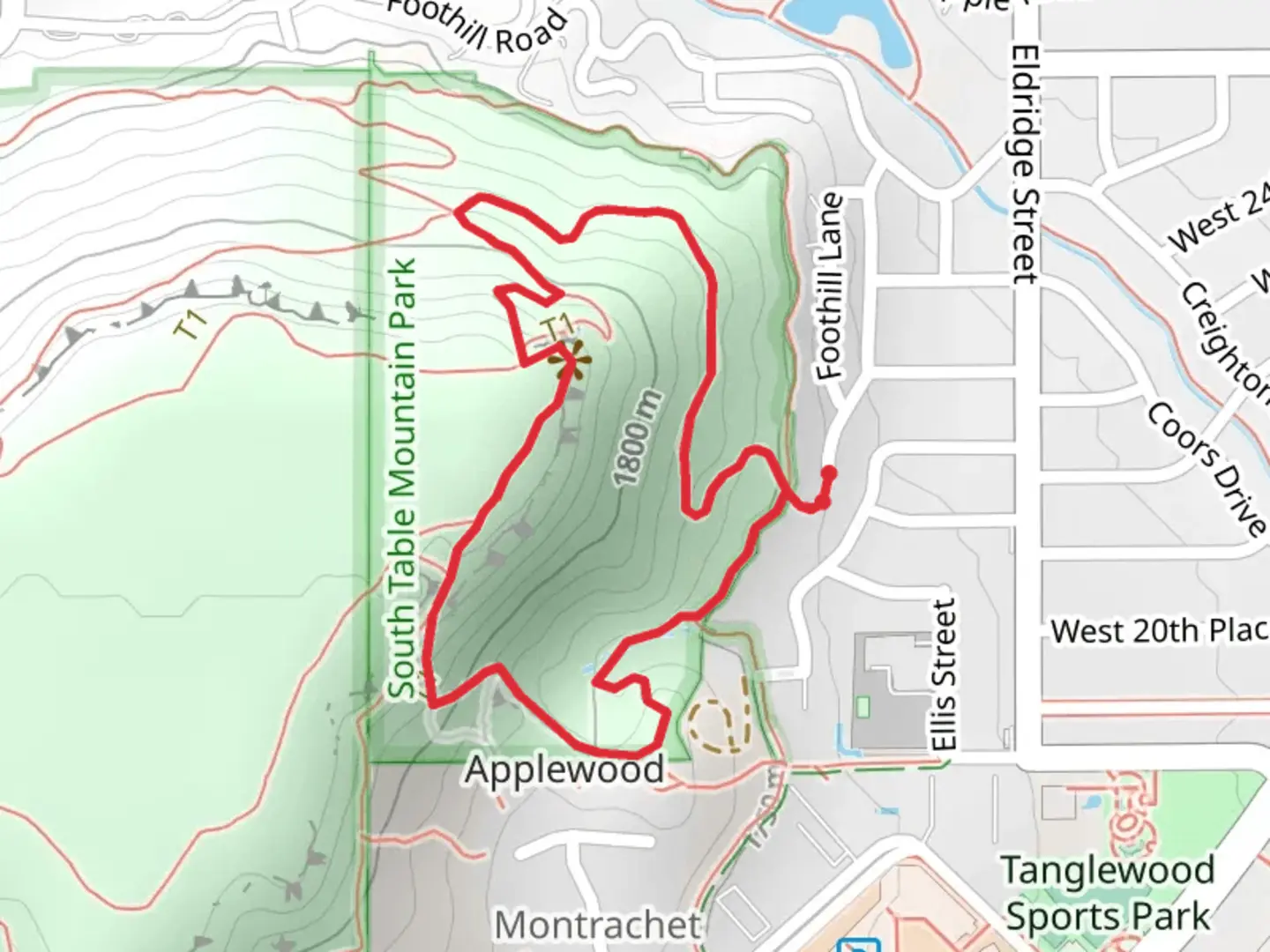 An image depicting the trail Welch Ditch Trail and Basalt Cap Loop Trail and its surrounding area.