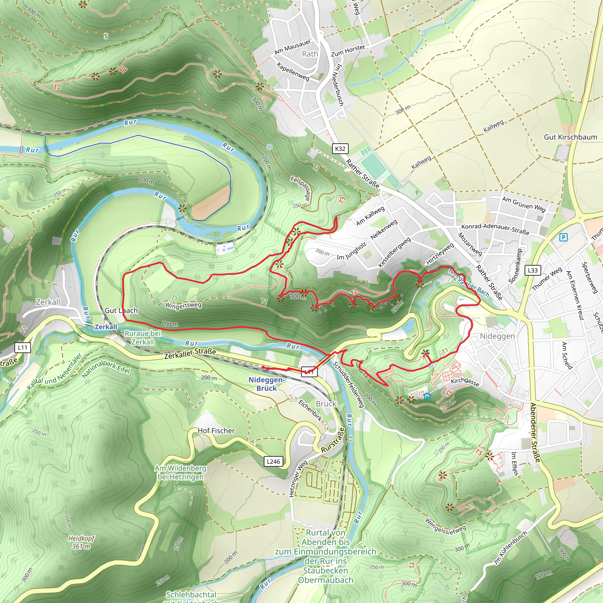 Rundweg Sonne and Buntsandsteinroute Loop mobile static map