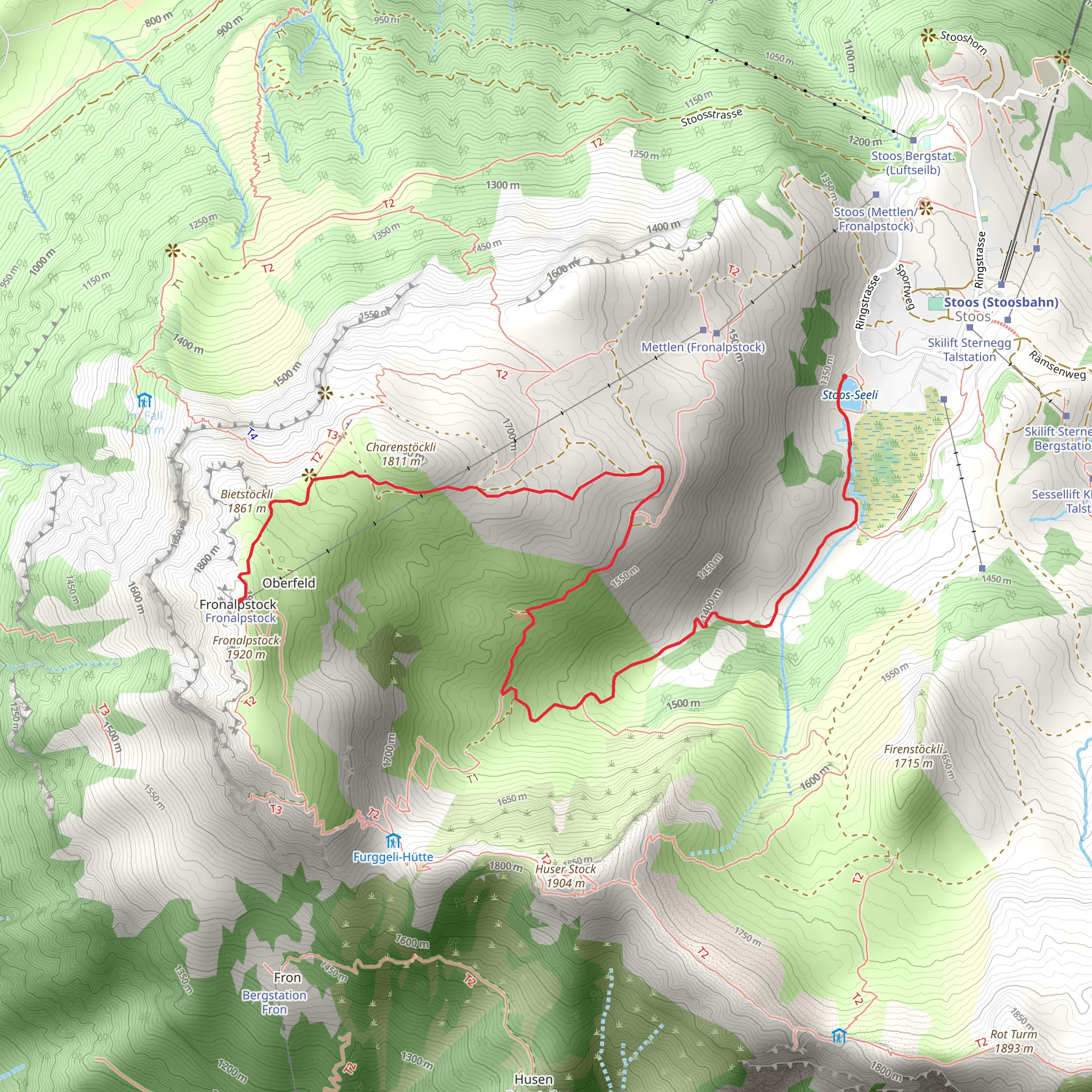 Fronalpweg mobile static map
