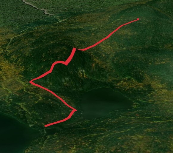 Crater Pond and Gardner Mountain