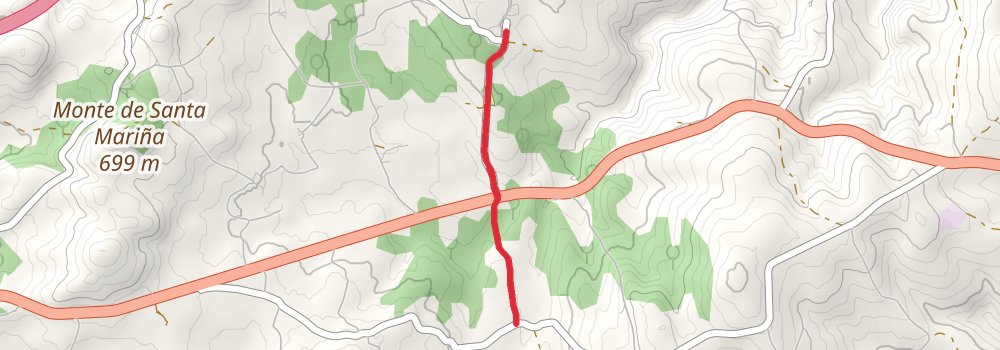 Camino Frances 8-Day Challenging Tour (Hillwalk Tours) spur 1 Map