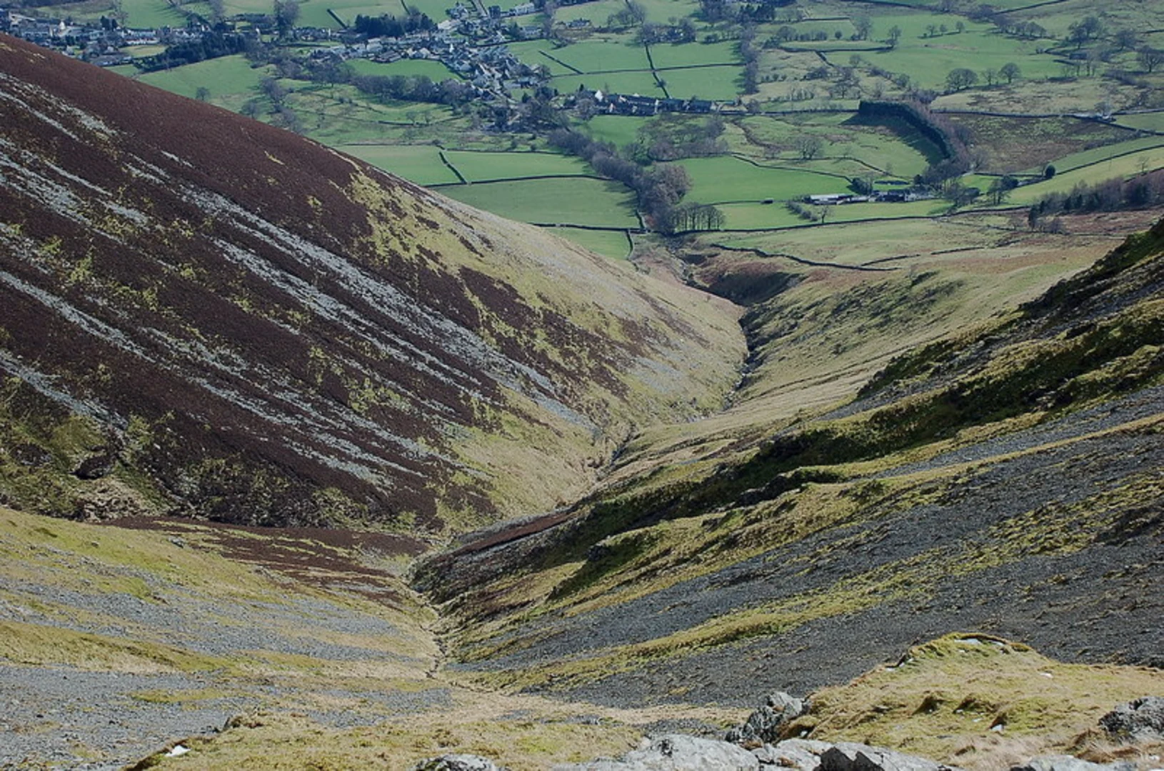 An image depicting the trail Blencathra Loop and its surrounding area.