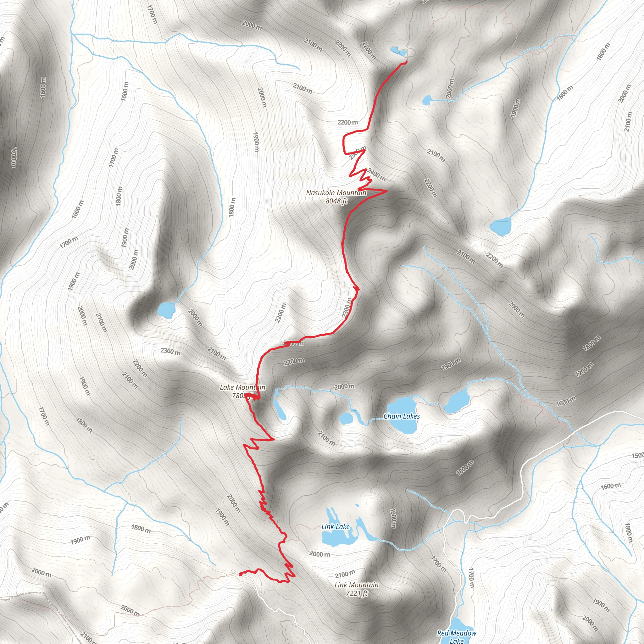 Nasukoin Mountain Trail mobile static map