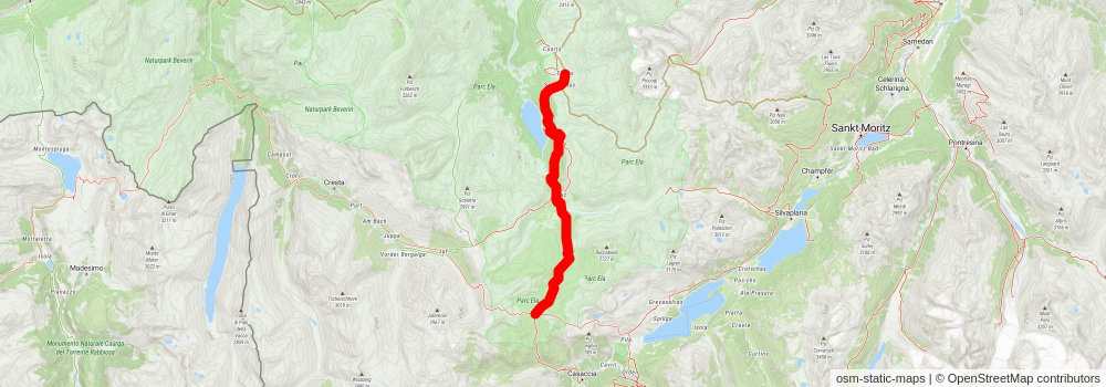 Senda Segantini stage 2 Map