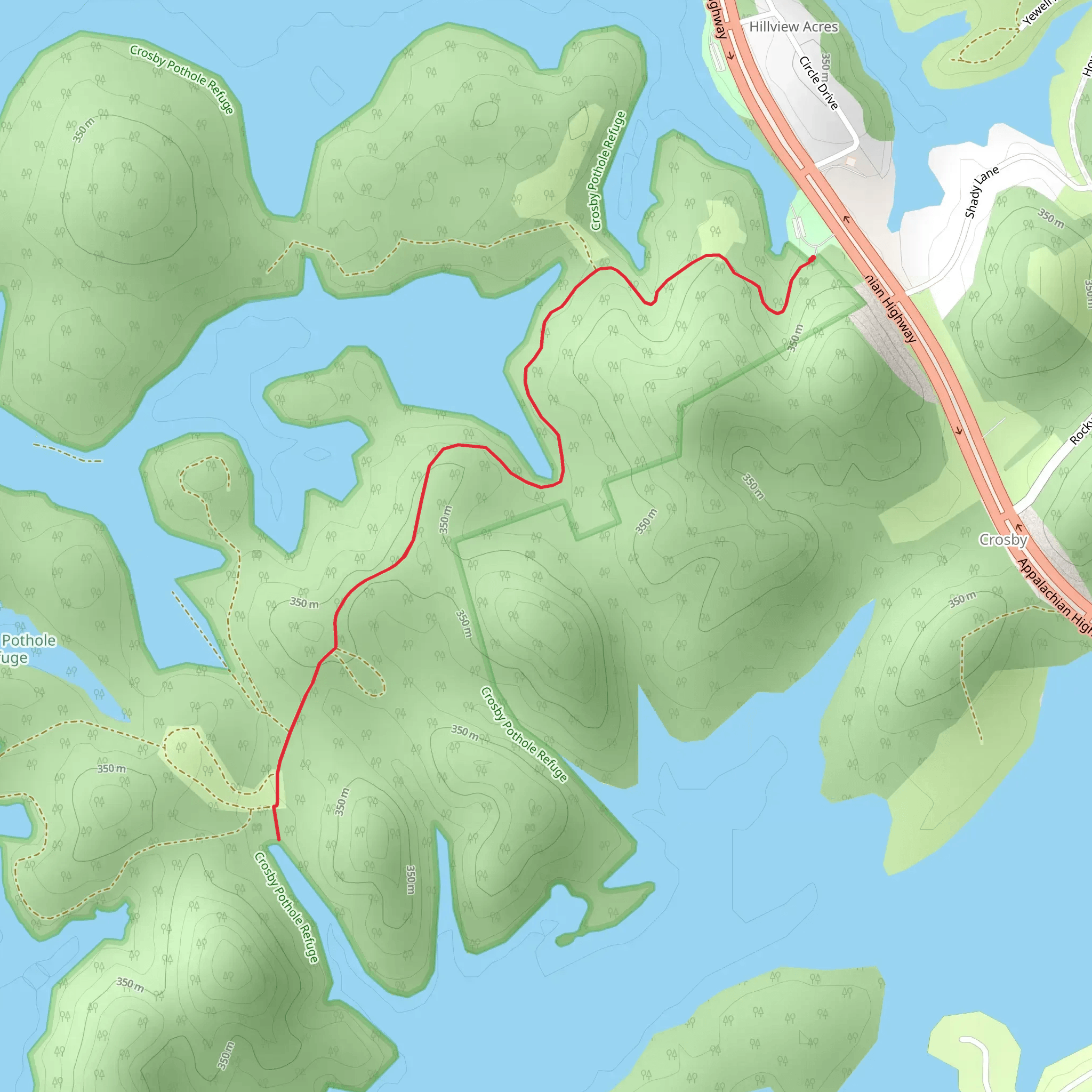 Noeton Boat Launch Walk to Holston River mobile static map